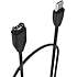 Fixed ladekabel Garmin Smartwatch - sort