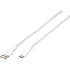 Vivanco Longlife USB-C/-A 2.0 kabel 2,5 m - hvid