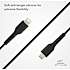 SBS USB-C til lightning-kabel 1 meter - sort