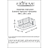 Extreme inground firkantet havetrampolin 366x244 cm