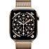 Apple Watch S11 (2025) GPS + Cell 46 mm - Gold Titanium - Gold Milanese Loop M/L