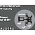 Prosonic PRO0158 drejbar TV vægbeslag 40"- 85" - sort