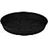 Plastik underfad - sort - Ø:24 cm