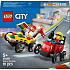 LEGO City Racerbilpakke – pizzabil mod brandbil 60458