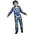 Halloween gamer skelet kostume str. 140
