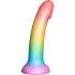 baseks Rainbow silikone dildo 18 cm
