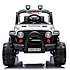 Azeno Jeep Offroad rideon elbil til børn - hvid