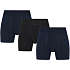 Marathon teen 3-pak boxershorts str. 7-9 år - mørkeblå/sort
