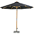 Laval parasol Ø 3m - sort