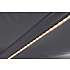 Rivoli markise med motor og LED-lys - sort/sort