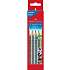 Faber-Castell jumbo farveblyanter 5 stk. - metallic