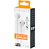 Streetz c210 In-ear høretelefoner - hvid
