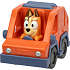Bluey familiens minibiler m. figur - flere varianter - assorteret