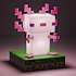 Minecraft Axolotl lampe - lyserød