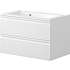 Sydney badmøbel med vask  - mat hvid