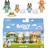 Bluey figurer familie telt-tur 4-pak