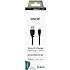 Sinox Pro USB-A til lightning kabel - sort