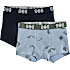 808 2-pak boxershorts str. 10 - blå