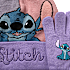 Lilo & Stitch børne hue/handske sæt str. onesize - lilla