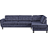 Rom Nordic højrevendt open-end sofa -  navy