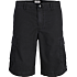 JJ REBEL herre shorts i bomuld str. 7XL - sort