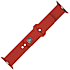 Fixed Silicon Sporty Strap silikonerem til Apple Watch - rød
