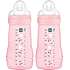 Sutteflaske slow flow 270 ml - flere varianter - assorteret