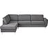 Rom Nordic venstrevendt open-end sofa - antracit