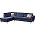 Madrid Nordic venstrevendt open-end sofa - navy