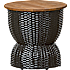 Bakkedal sidebord - sort
