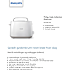 Philips høj brødrister HD2581/00 - hvid