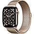 Apple Watch S11 (2025) GPS + Cell 46 mm - Gold Titanium - Gold Milanese Loop M/L