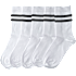 VRS børne 5-pak strømper str. 31/34 - hvid