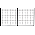 Hortus 2 fag espalier med 3 alustolper 100x100cm