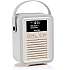 VQ Retro Mini DAB+/FM radio m. Bluetooth - grå