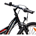 Puch firestorm børnecykel 7 gear 24" - sort/rød