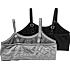 VRS teen 2-pak microfiber top str. 134/140 - grå/sort