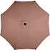 Miami parasol Ø300cm - Sort/clay brown