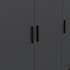 Sprint garderobeskab - mat grå