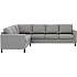 Oslo venstrevendt hjørnesofa - lysergrå