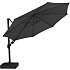 Como hængeparasol inkl. fod - sort