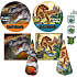 Dino world magisk vaskeklud – flere varianter - assorteret