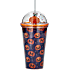 Halloween tumbler m/sugerør & motiv 550 ml - flere varianter - assorteret
