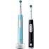 Oral-B Pro Series 1 Duo elektriske tandbørster - blå og sort
