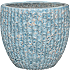Alicante krukke - blå - Ø:28 H:25 cm