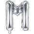Folieballon "M" 33 cm - flere varianter - assorteret
