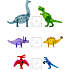 MAGNA-TILES dino XL magnetisk byggesæt 50 dele