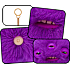 Fuggler nøglering 13 cm - assorteret