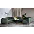 GRO U-formet modulsofa - mosgrøn