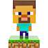Minecraft Steve lampe - multifarvet